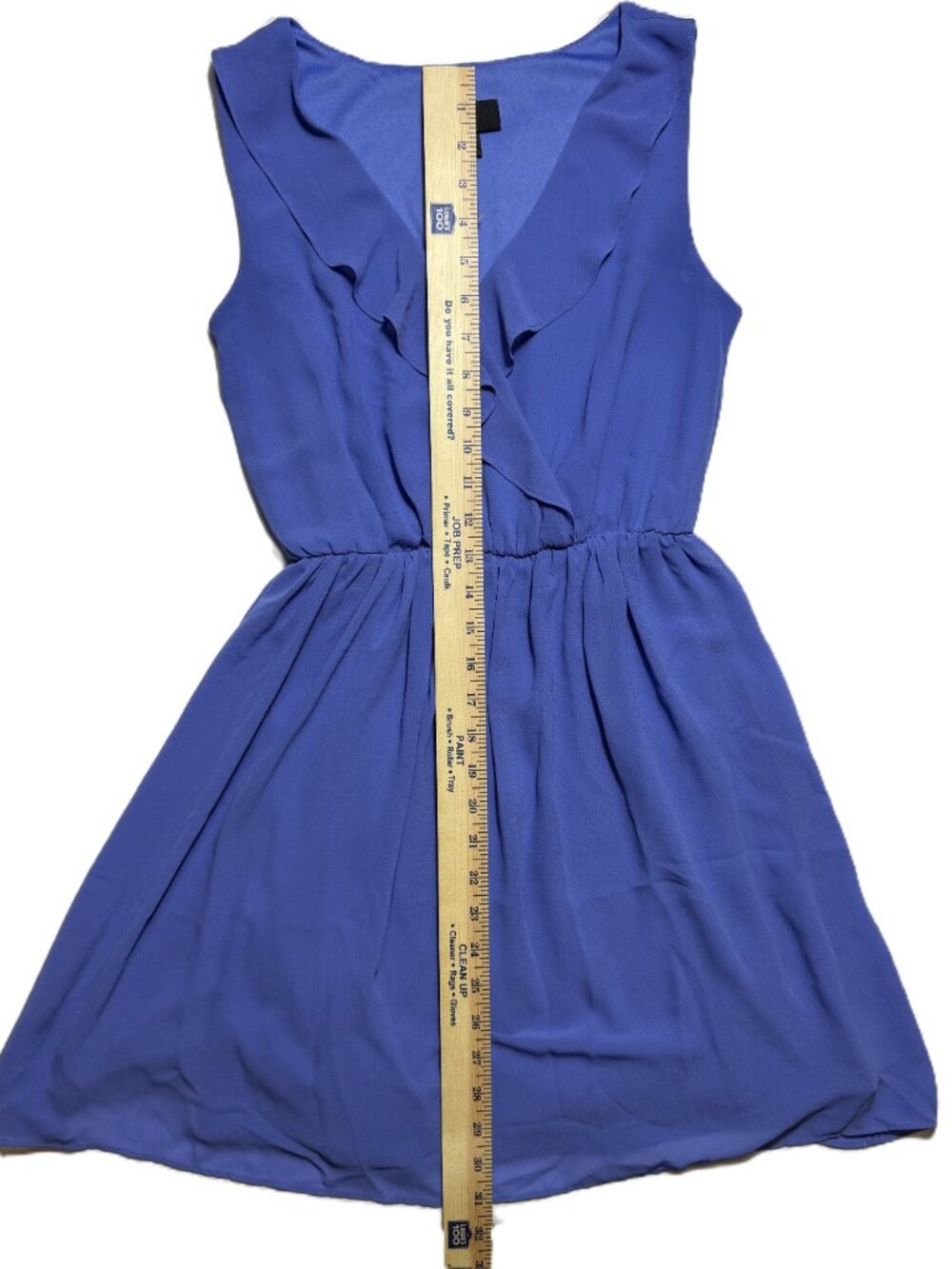 IZ Byer - Blue, Sleeveless Lightweight Dress - Small - Picture 6 of 8